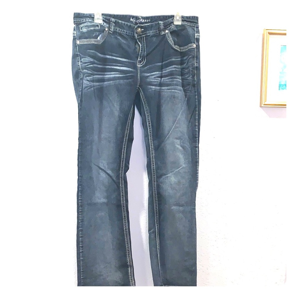 Bedazzled pocket Jeans